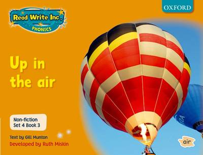 Cover of Read Write Inc Phonics Non-fiction Orange Set 4 Book 3 Up in the Air