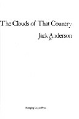 Cover of Clouds of That Country