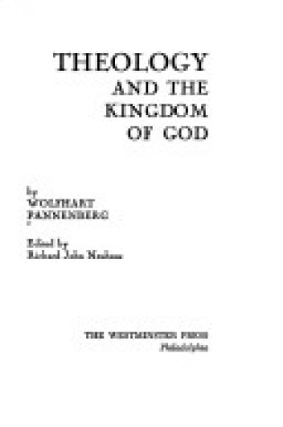 Cover of Theology and the Kingdom of God