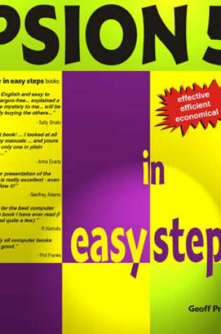 Cover of Psion 5 in Easy Steps