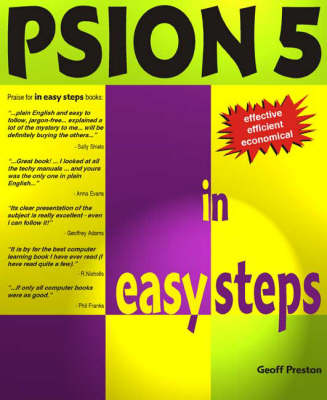 Cover of Psion 5 in Easy Steps