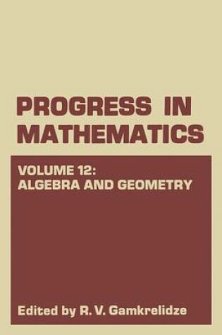 Cover of Algebra and Geometry