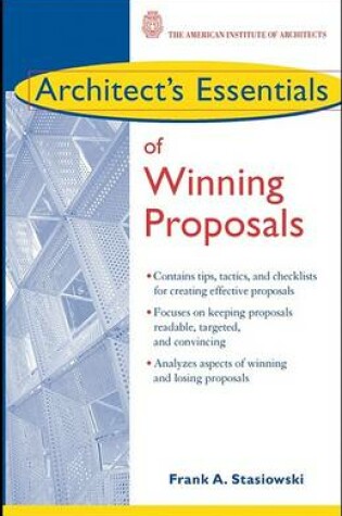 Cover of Architect's Essentials of Winning Proposals