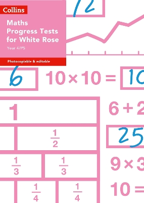 Cover of Year 4/P5 Maths Progress Tests for White Rose