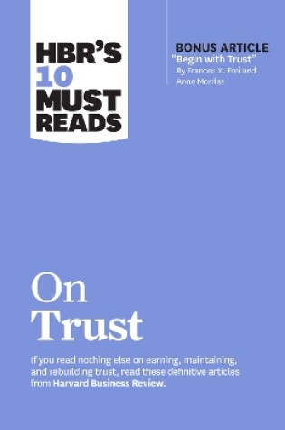 Cover of HBR's 10 Must Reads on Trust