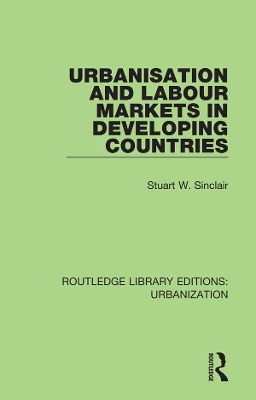 Book cover for Urbanisation and Labour Markets in Developing Countries