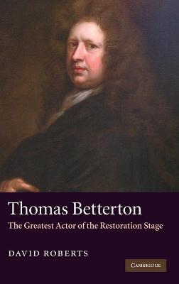 Book cover for Thomas Betterton