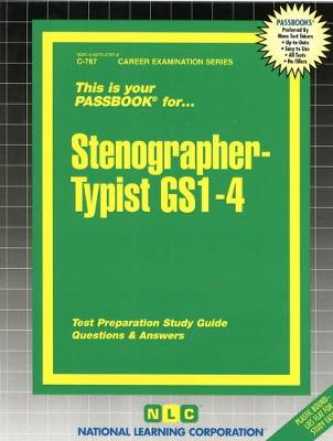 Book cover for Stenographer-Typist GS1-4