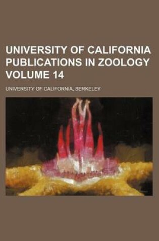 Cover of University of California Publications in Zoology Volume 14