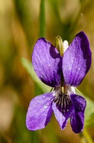 Cover of Purple Dog Violet Flower Bloom Journal