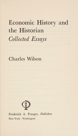 Book cover for Economic History and the Historian