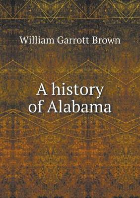 Book cover for A history of Alabama