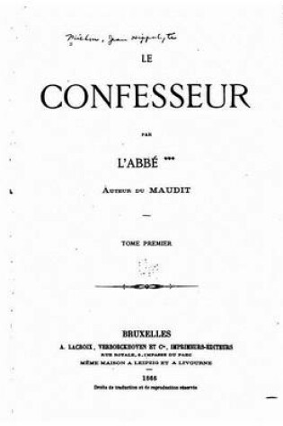 Cover of Le confesseur - Tome I