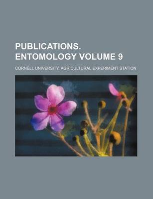 Book cover for Publications. Entomology Volume 9