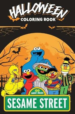 Cover of Sesame Street Halloween Coloring Book