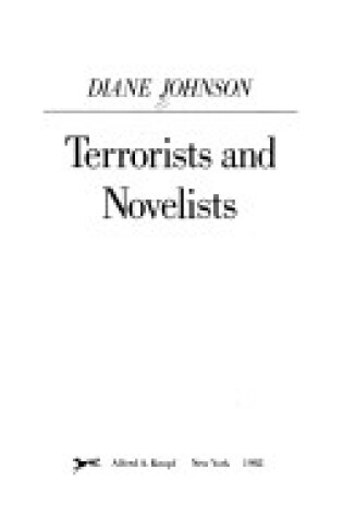 Cover of Terrorists & Novelists