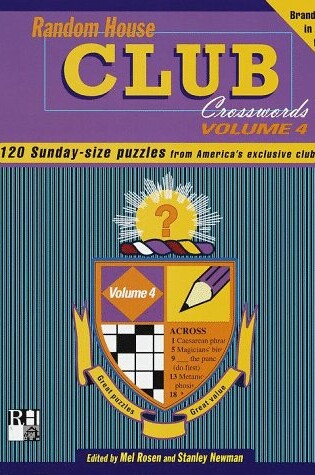 Cover of Random House Club Crosswords