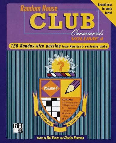 Book cover for Random House Club Crosswords