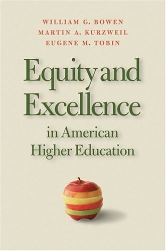 Book cover for Equity and Excellence in Higher Education