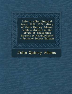 Book cover for Life in a New England Town, 1787, 1977