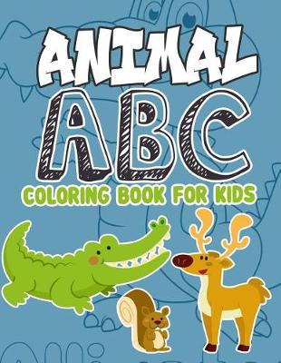 Cover of Animal ABC Coloring Book For Kids