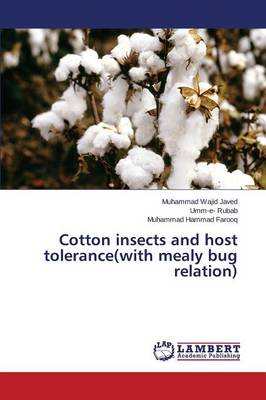 Book cover for Cotton Insects and Host Tolerance(with Mealy Bug Relation)