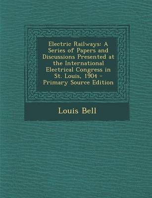 Book cover for Electric Railways