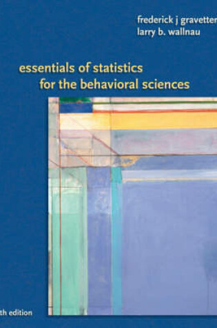 Cover of Essentials of Statistics for the Behavioral Science
