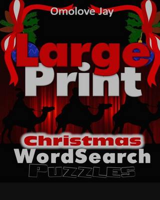 Book cover for Large Print Christmas WORDSEARCH Puzzles