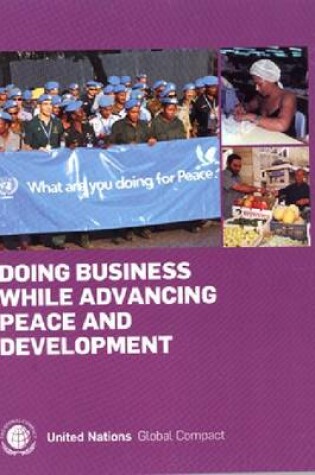 Cover of Doing Business While Advancing Peace and Development