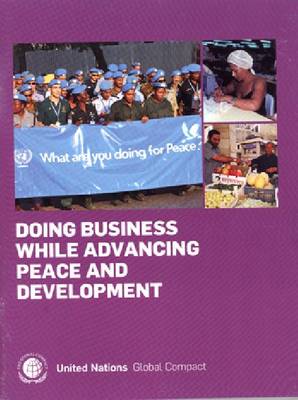 Book cover for Doing Business While Advancing Peace and Development