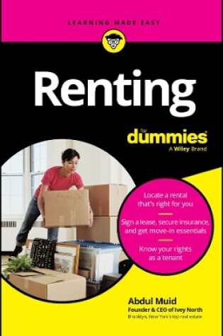 Cover of Renting For Dummies