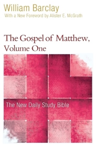 Cover of The Gospel of Matthew, Volume One