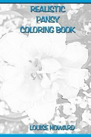 Cover of Realistic Pansy Coloring Book