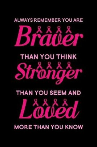 Cover of Always remember you are braver than you think stronger than you seem and loved more than you know