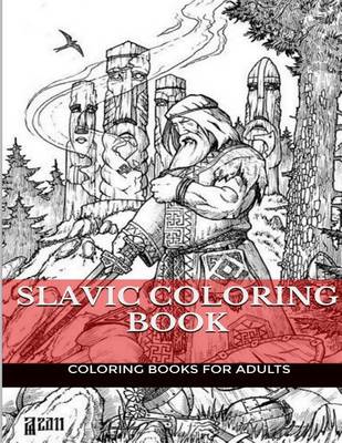 Book cover for Slavic Coloring Book