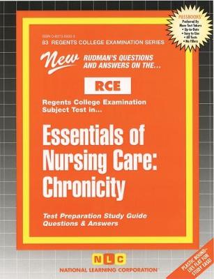 Book cover for Essentials of Nursing Care: Chronicity