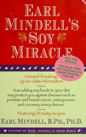 Book cover for Earl Mindell's Soy Miracle