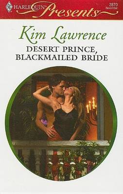 Book cover for Desert Prince, Blackmailed Bride