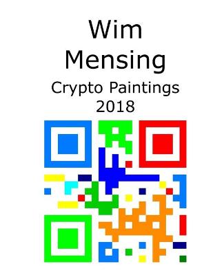 Book cover for Wim Mensing Crypto Paintings 2018