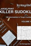 Book cover for Krazydad Large Print Killer Sudoku Volume 1