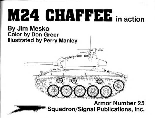 Book cover for M-24 Chaffee in Action