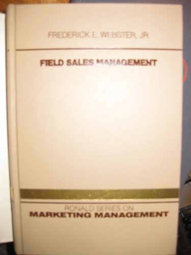 Book cover for Field Sales Management