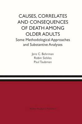 Book cover for Causes, Correlates and Consequences of Death Among Older Adults