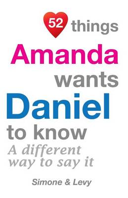 Book cover for 52 Things Amanda Wants Daniel To Know