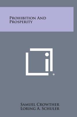 Book cover for Prohibition and Prosperity