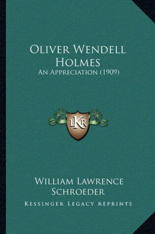 Cover of Oliver Wendell Holmes Oliver Wendell Holmes