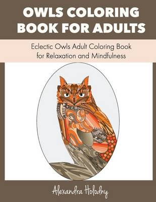 Book cover for Owls Coloring Book for Adults