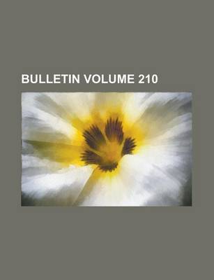 Book cover for Bulletin Volume 210