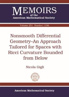 Book cover for Nonsmooth Differential Geometry-An Approach Tailored for Spaces with Ricci Curvature Bounded from Below